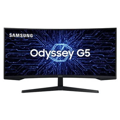 Monitor Gamer Samsung Odyssey G5, 34p, Ultrawide, 165hz, 1ms, Hdr10, HDMI, Freesync Premium