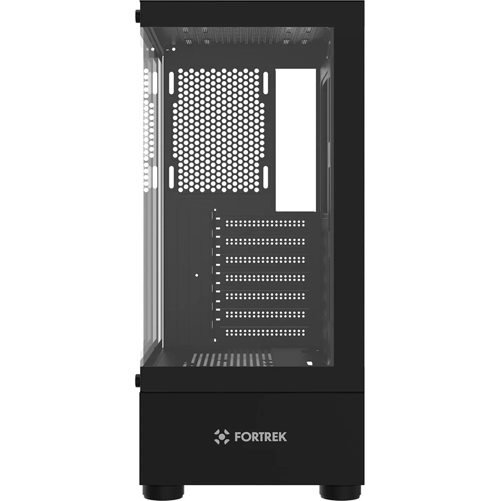 Imagem 5 de 5 do produto Gabinete Gamer Mid Tower Sem Fan Sem Fonte Fortrek Crystal Preto 86948
