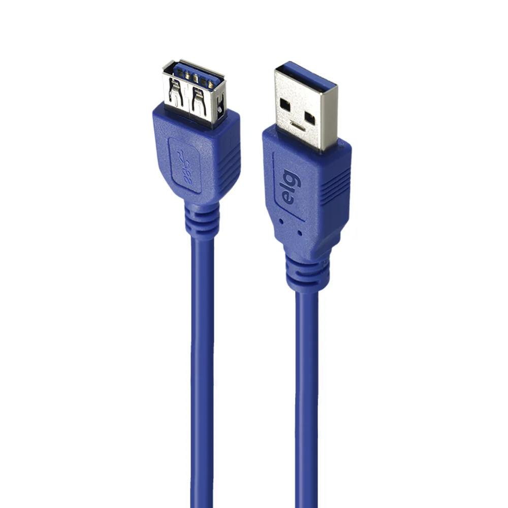 Imagem 2 de 5 do produto Cabo Extensor Usb, Transferência De Dados 5gbps, Usb 3.0, Plug And Play, 1 Metro, Usbext1, Elg