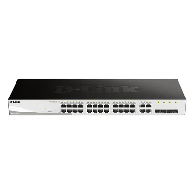 Switch 28 Portas 10/100/1000 Gigabit Gerenciavel Via Web Dgs-1210-28 Dlink
