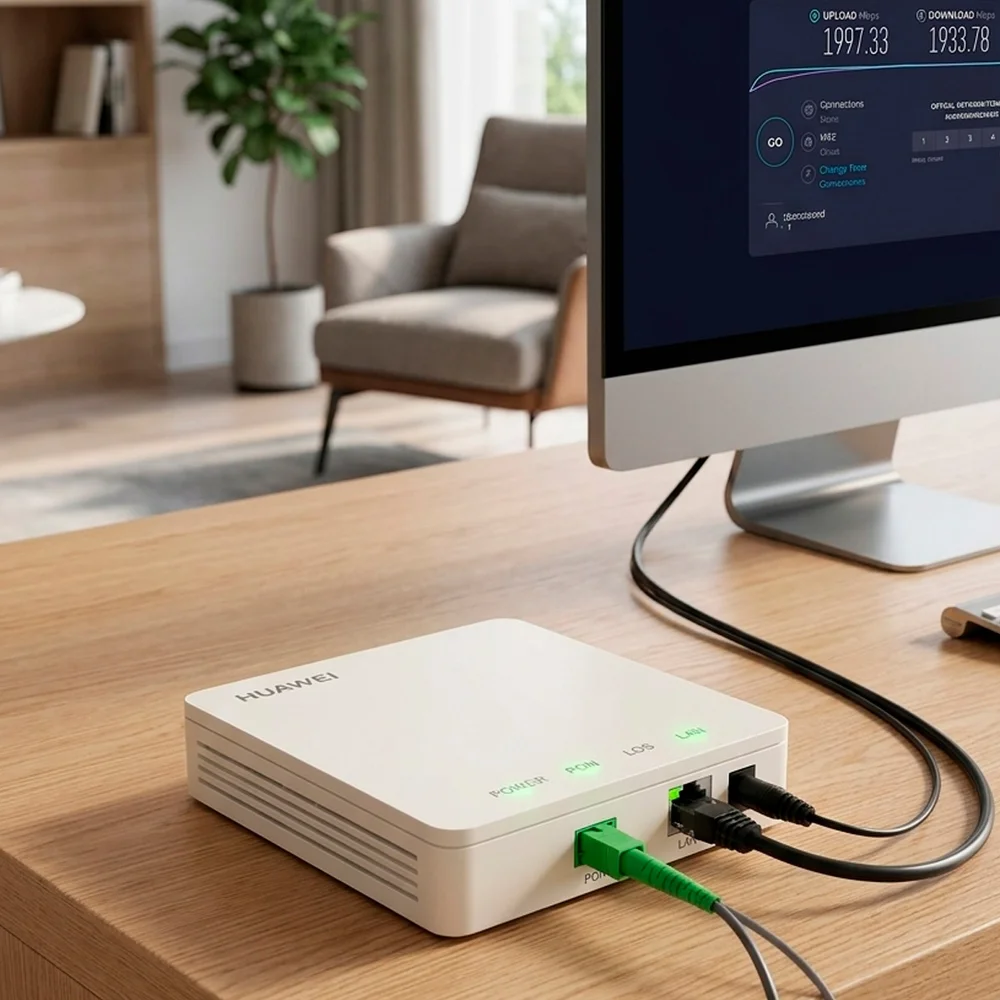 Imagem 4 de 4 do produto Modem Fibra Ótica Onu Gpon 1ge Echolife Sem Caixa Eg8010h