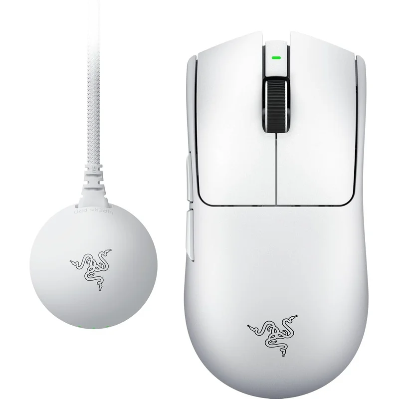 Mouse Gamer Sem Fio Razer Viper V4 Pro, Sensor Focus Pro 50k Gen-3, 8000hz, 49g, Switch Óptico Gen-4 - Branco Mouse Gamer Sem Fio Razer Viper V4 Pro, Sensor Focus Pro 50k Gen-3, 8000hz, 49g, Switch Óptico Gen-4 - Branco
