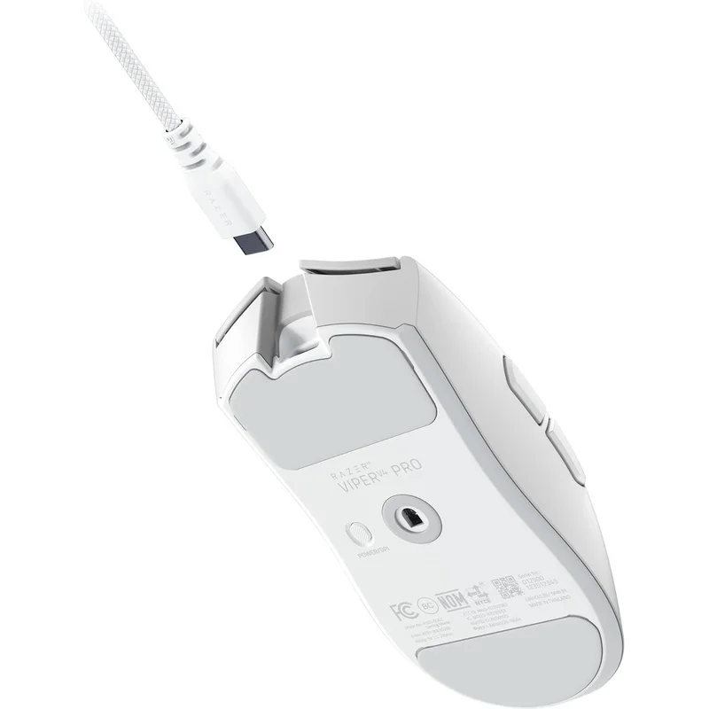 Mouse Gamer Sem Fio Razer Viper V4 Pro, Sensor Focus Pro 50k Gen-3, 8000hz, 49g, Switch Óptico Gen-4 - Branco Mouse Gamer Sem Fio Razer Viper V4 Pro, Sensor Focus Pro 50k Gen-3, 8000hz, 49g, Switch Óptico Gen-4 - Branco