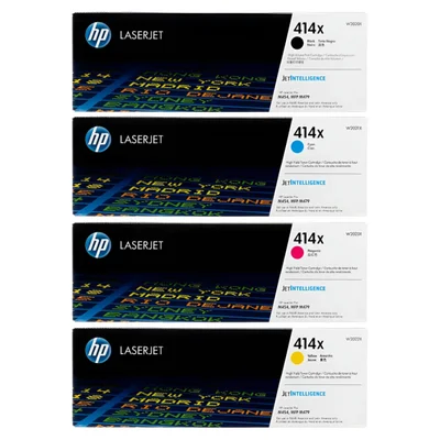 Kit 4 X Cartucho Toner 414x M454dn M479dw W2020x W2021x W2022x W2023x