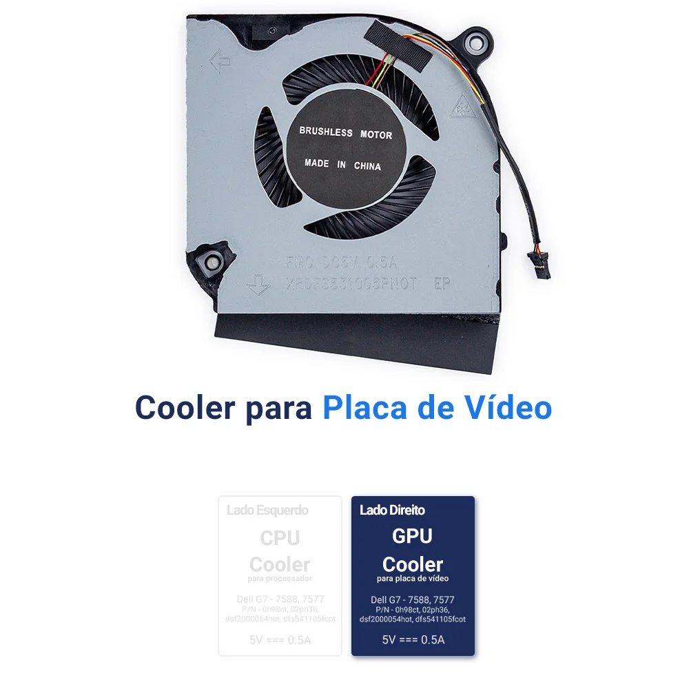 Cooler Para Notebook Acer Nitro An515-56 Gpu 6