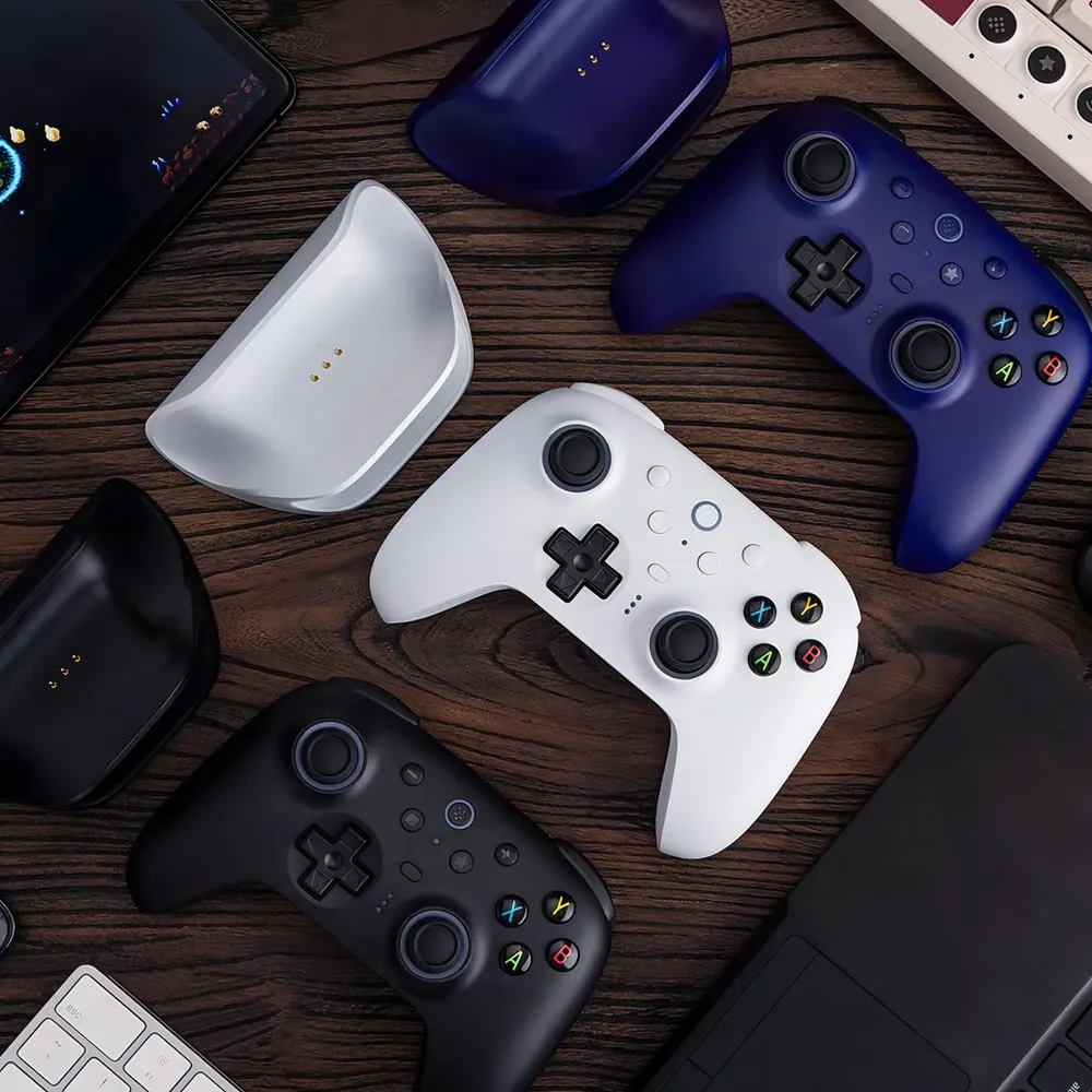Imagem 3 de 4 do produto Controle Sem Fio 8bitdo Ultimate 2 Gatilhos Hall Tmr Pro Cor Violeta