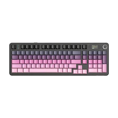 Teclado Mecânico Gamer Attack Shark Tri Mode Bluetooth 2.4g Com Tela X98pro Blackberry