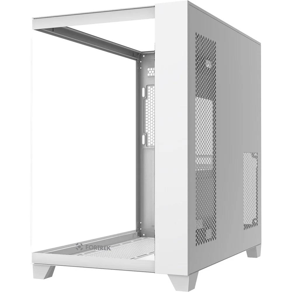 Gabinete Gamer Full Tower Sem Fan Sem Fonte Clarity Fortrek Branco 86945