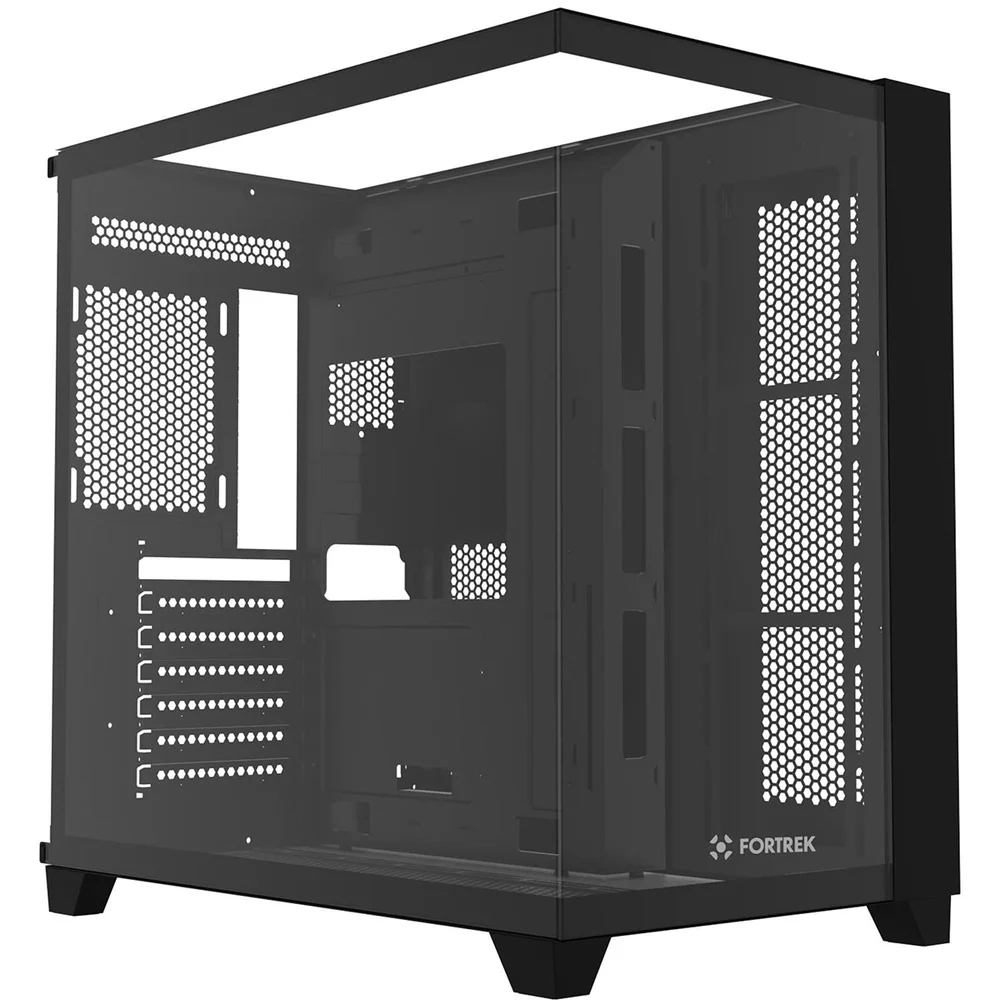 Gabinete Gamer Full Tower Sem Fan Sem Fonte Clarity Fortrek Preto 86946