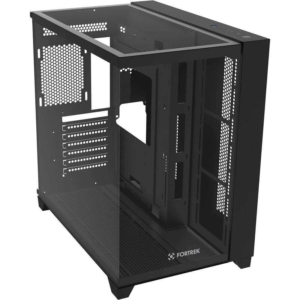 Imagem 4 de 5 do produto Gabinete Gamer Full Tower Sem Fan Sem Fonte Clarity Fortrek Preto 86946
