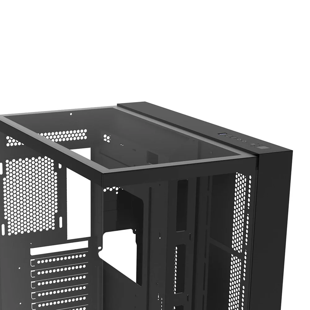 Imagem 5 de 5 do produto Gabinete Gamer Full Tower Sem Fan Sem Fonte Clarity Fortrek Preto 86946