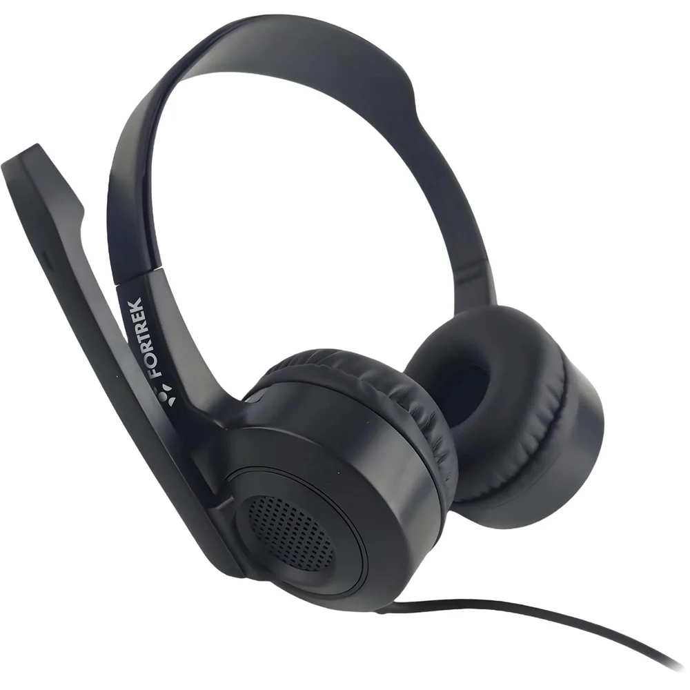 Imagem 3 de 5 do produto Headset Office Com Microfone Fortrek Hbs102 Usb Preto