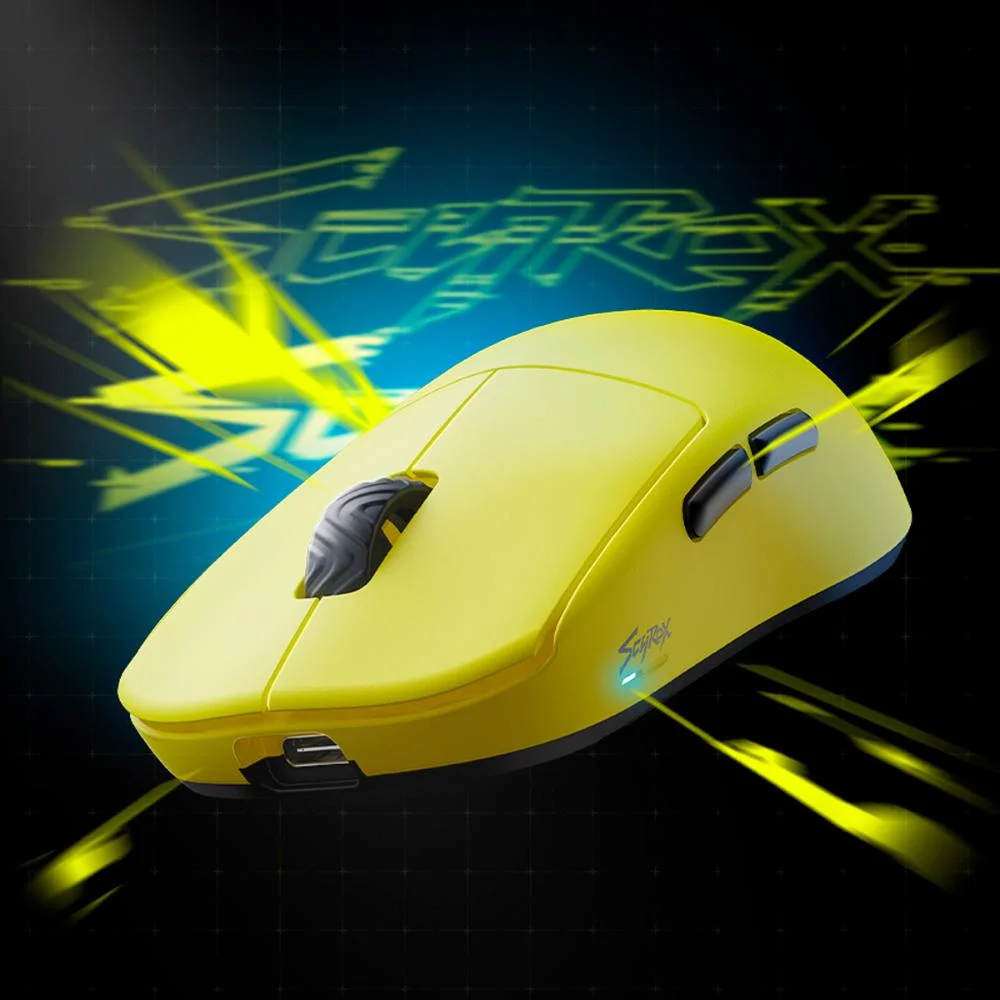 Imagem 5 de 5 do produto Mouse Scyrox Wireless Gamer 8k Hz, Sensor Pixart 3950, 30000 Dpi, 36g Ultraleve, Switch Óptico, Conexão Dual Mode - Preto