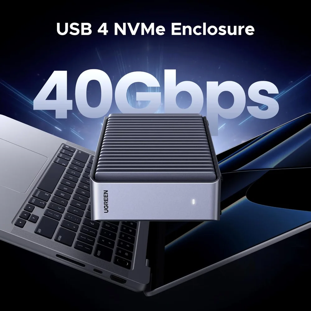 Imagem 4 de 5 do produto Case Externo SSD Nvme M.2 Thunderbolt 3/4/5 Usb4 40gbps