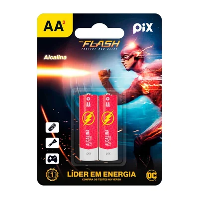 2x Pilha Ultra Alcalina Aa 2a Blister Com 2 Unidades