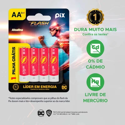 4x Pilha Ultra Alcalina Aa 2a Blister Com 4 Unidades — foto 4
