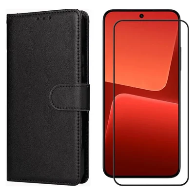 Capa Carteira Flip + Película 3d Vidro Para Samsung Galaxy S26 5g