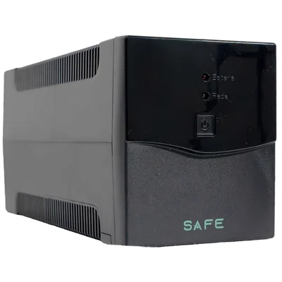 Nobreak Coletek Safe1200 1200va, Entrada Bivolt, Saída 115v, 8 Tomadas, 1x Bateria 12v / 7ah - 337060050101