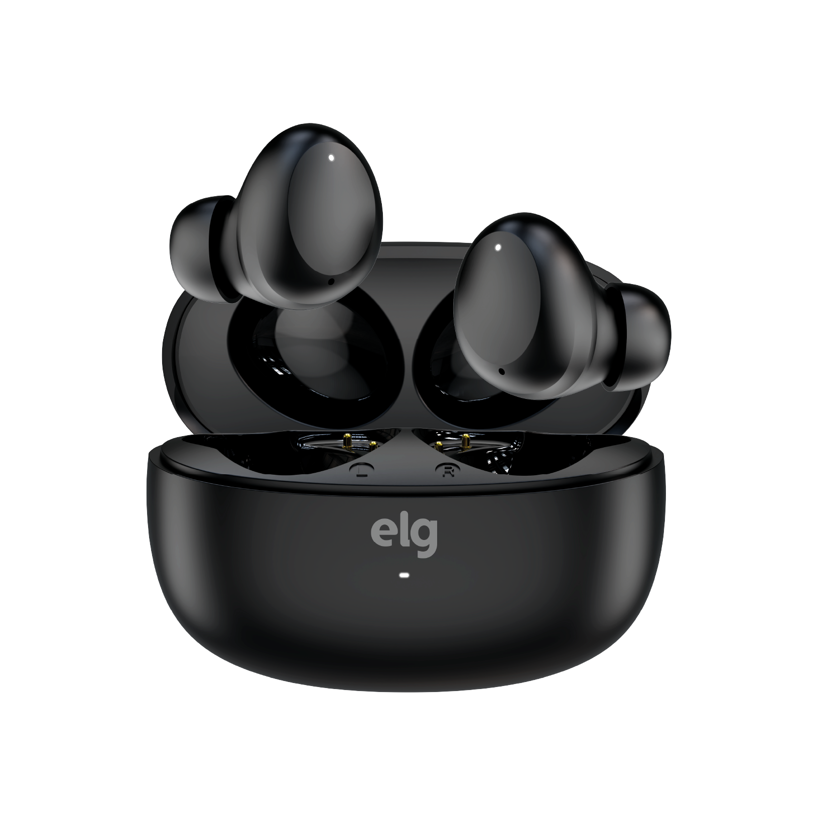 Fone De Ouvido Tws Aura Go, Bluetooth 5.4, Toque Inteligente, 20h De Áudio, Usb-c, Branco, Tws-argo, Elg Cor:preto