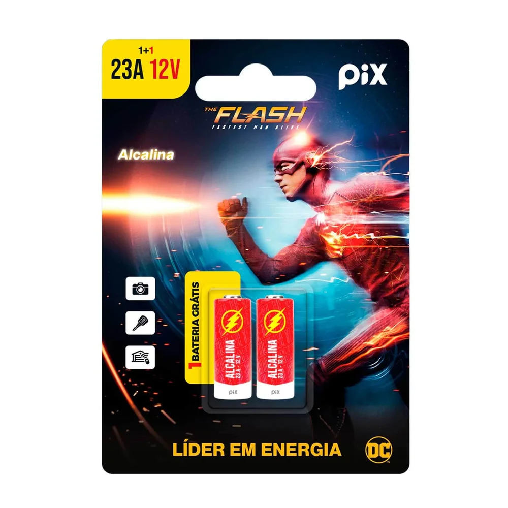 Bateria A23 12v Blister Com 2 Unidades Alarme Portão