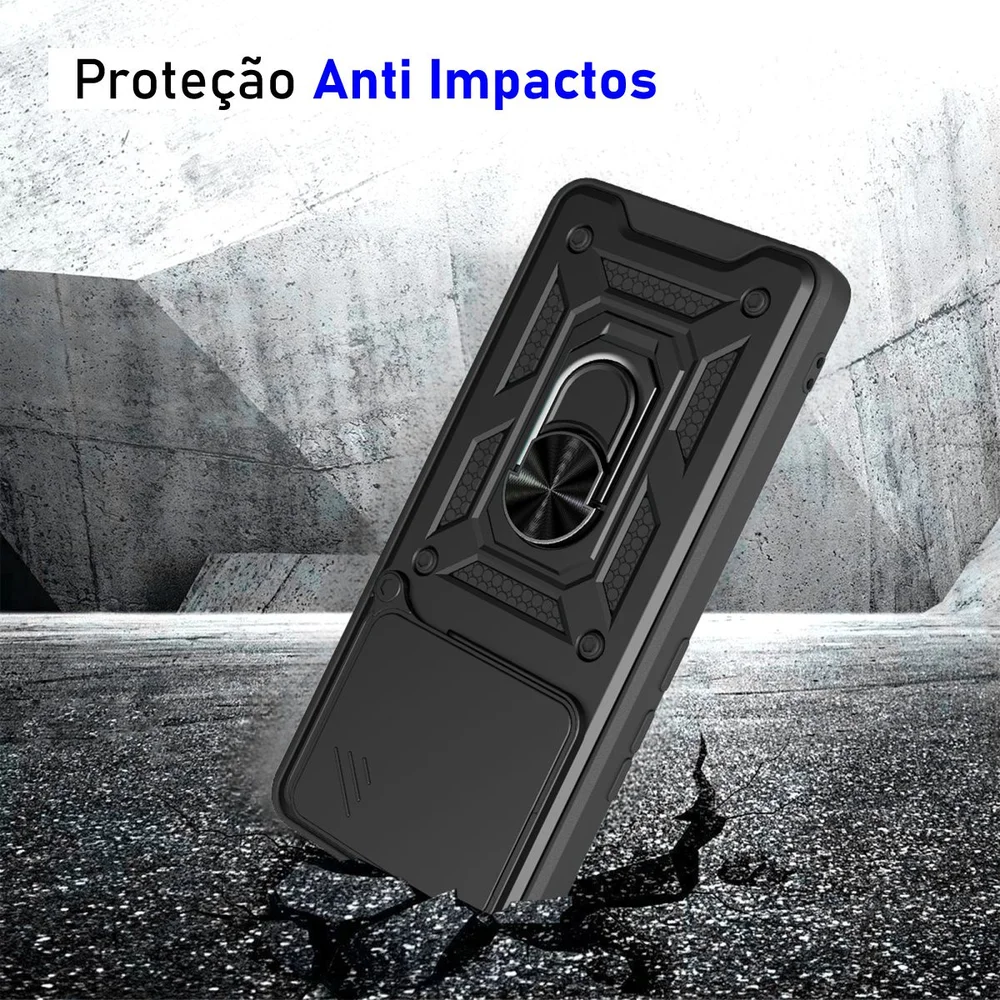 Imagem 4 de 5 do produto Capa Militar P/ Realme 15 - Capinha Case Protetora Anti Impacto Queda Armadura Resistente