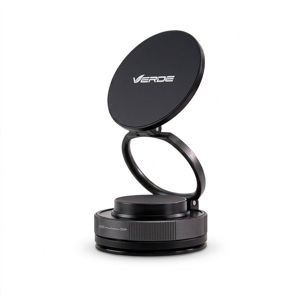 Suporte Magnético A Vácuo Para Celular - Fixação Ultra Forte E Ajuste 360° - Verde
