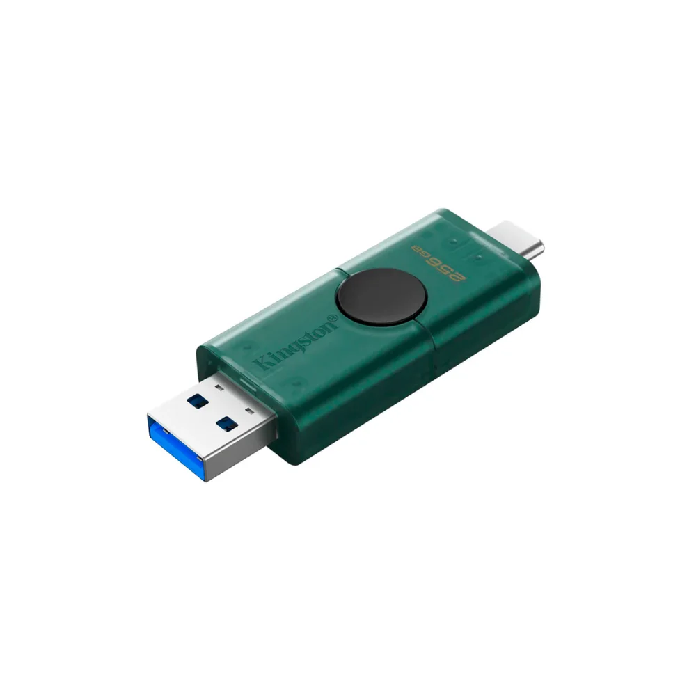 Imagem 4 de 5 do produto Pen Drive 256gb Usb 3.2 Datatraveler Duo Tipo C/a 200mbs Lei Dtdeg2/256gb Kingston