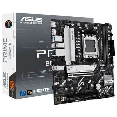 Placa Mãe Asus Prime B850m-k Ddr5 Am5 Matx M.2 Nvme Display Port HDMI Usb Tipo C 90mb1lv0-m0eay0
