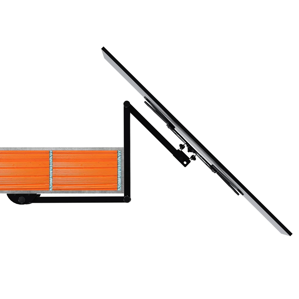 Imagem 3 de 5 do produto Suporte Articulado Para Tv, 26" A 75", Inclinação, Ajuste De Nível, Suporte Até 35kg, Preto, A02v4ext, Elg