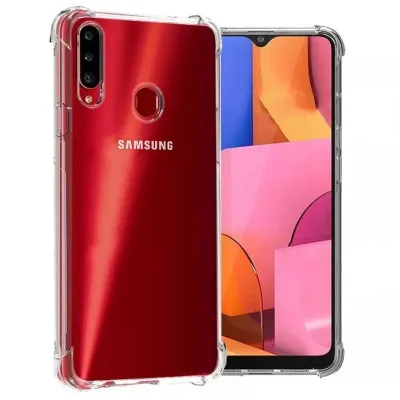 Kit A20s - Capa Anti Impacto  + Película De Cerâmica 9d Samsung Galaxy A20s