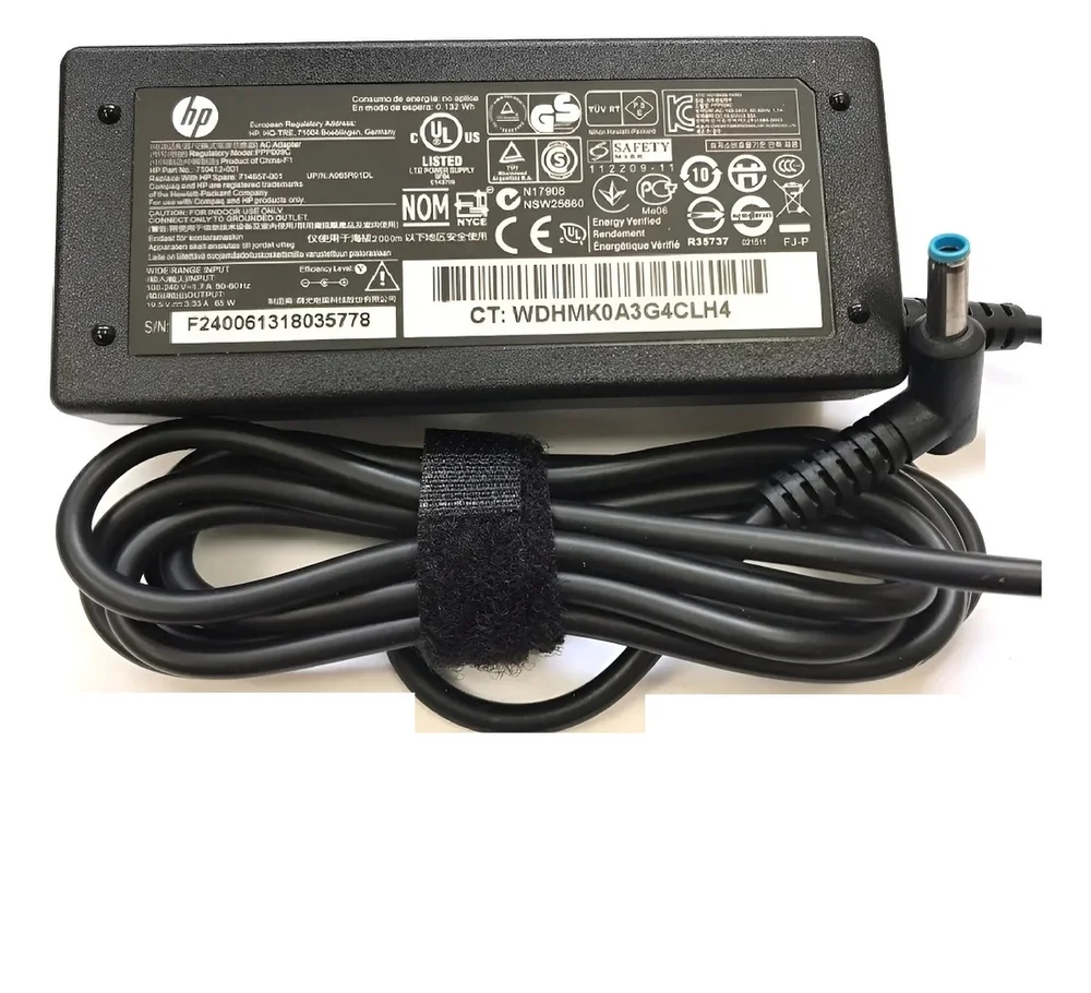 Fonte Compatível Com Hp 15-d003se 19,5v 3.33a 65w 761
