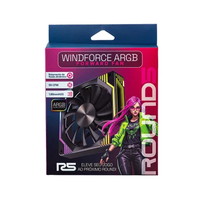 Fan Round5 Windforce Forward Black