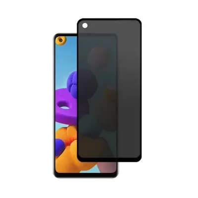 Película De Vidro 3d Privacidade Samsung Galaxy A21s Anti Spy