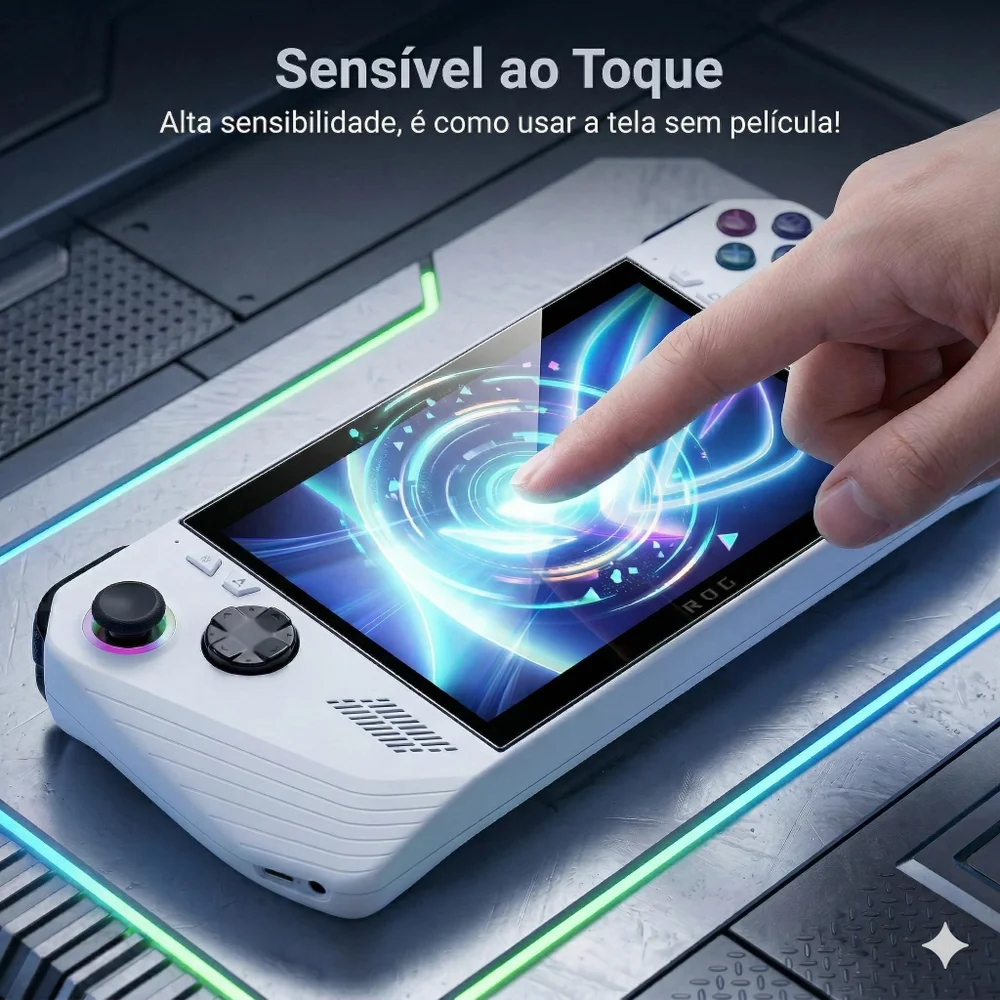 Imagem 4 de 5 do produto Protetor De Tela Hd Vidro Temperado Jsaux Para Rog XBOX Ally