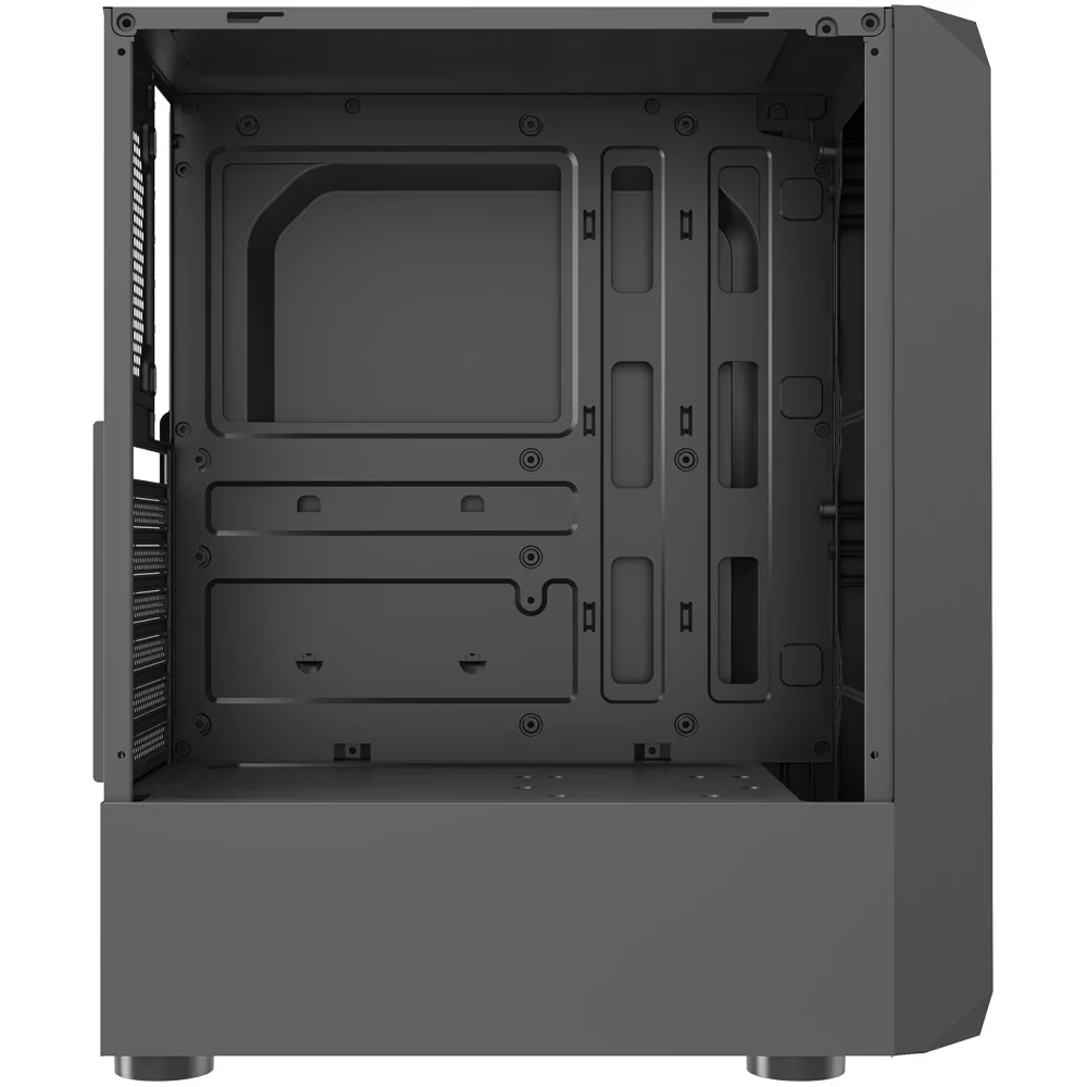 Imagem 2 de 5 do produto Gabinete Gamer Kalkan Alfern Lite S/fans S/fonte Atx Midtower Lateral Acrílico Usb3.0 Preto - Klk00088