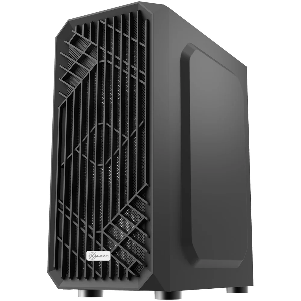 Imagem 5 de 5 do produto Gabinete Gamer Kalkan Alfern Lite S/fans S/fonte Atx Midtower Lateral Acrílico Usb3.0 Preto - Klk00088