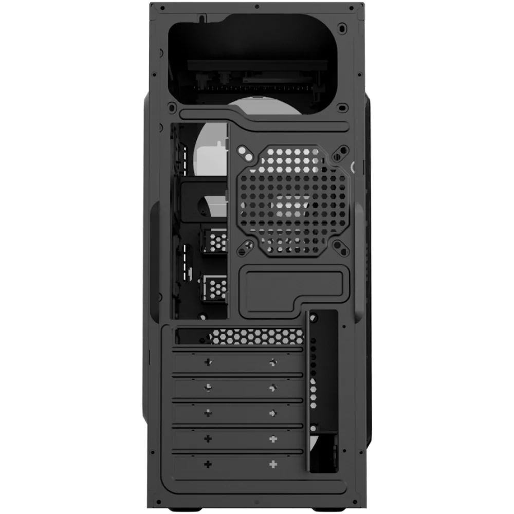 Imagem 4 de 5 do produto Gabinete Gamer Kalkan Husk Lite S/fan S/fonte Micro-atx Vidro Temperado Preto - Klk00070