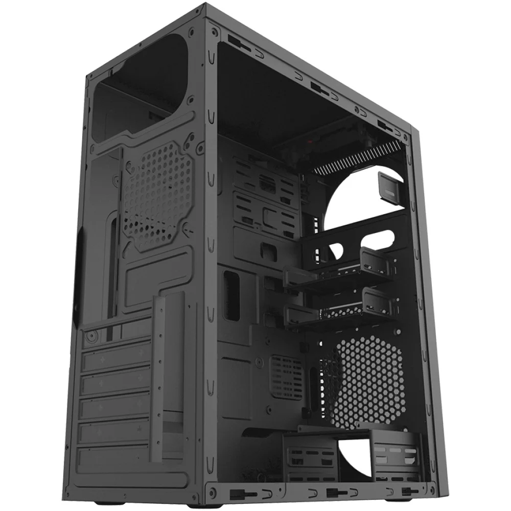 Imagem 5 de 5 do produto Gabinete Gamer Kalkan Husk Lite S/fan S/fonte Micro-atx Vidro Temperado Preto - Klk00070