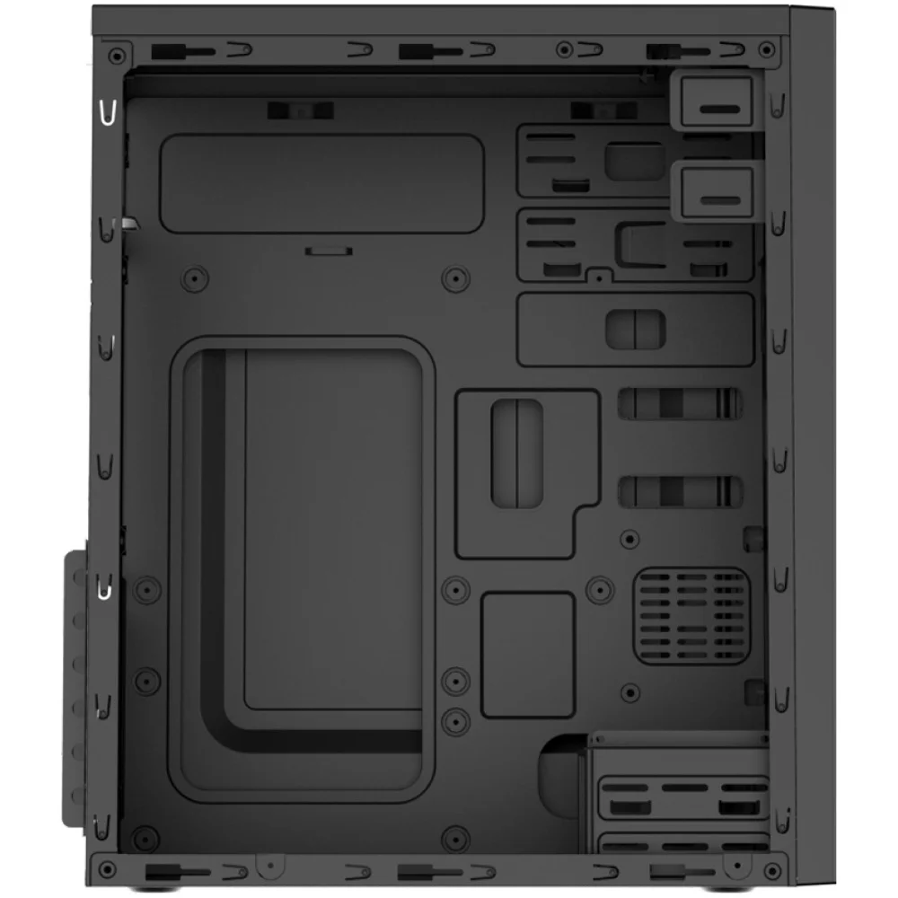 Imagem 5 de 5 do produto Gabinete Gamer Kalkan Veld Lite RGB S/fan S/fonte Atx Midtower Fita LED RGB Preto - Klk00071