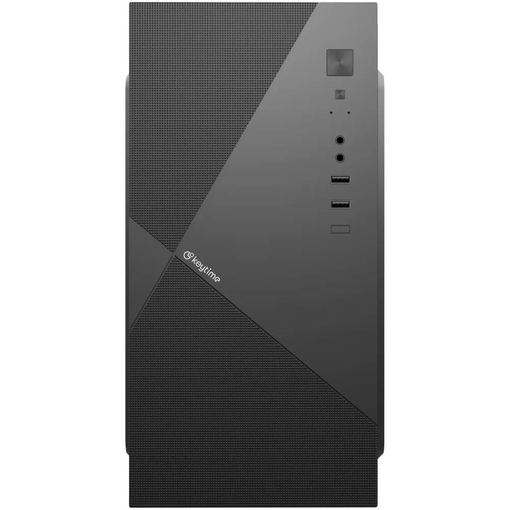 Imagem 5 de 5 do produto Gabinete Gamer Keytime Edge S/fan S/fonte Micro-atx Painel Lateral Preto - Kyt00045