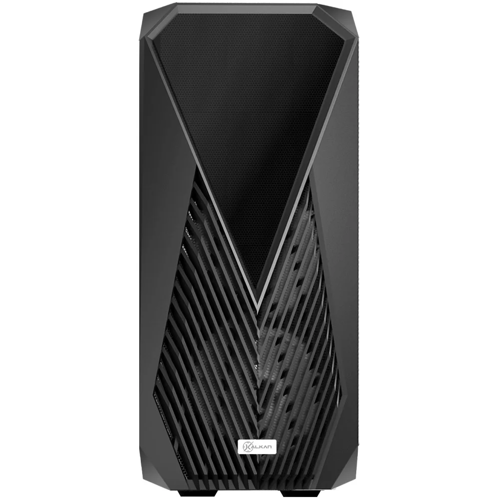 Imagem 5 de 5 do produto Gabinete Gamer Kalkan Joturn Lite S/fan S/fonte Atx Midtower Vidro Temperado Preto - Klk00087