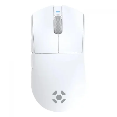 Mouse Gamer Fortrek Loyal, Wireless/bluetooth, 24000 Dpi, Com Dock De Carregamento Magnético, Branco
