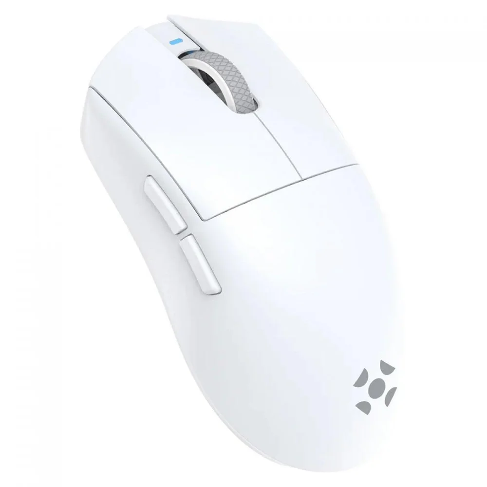 Imagem 4 de 5 do produto Mouse Gamer Fortrek Loyal, Wireless/bluetooth, 24000 Dpi, Com Dock De Carregamento Magnético, Branco