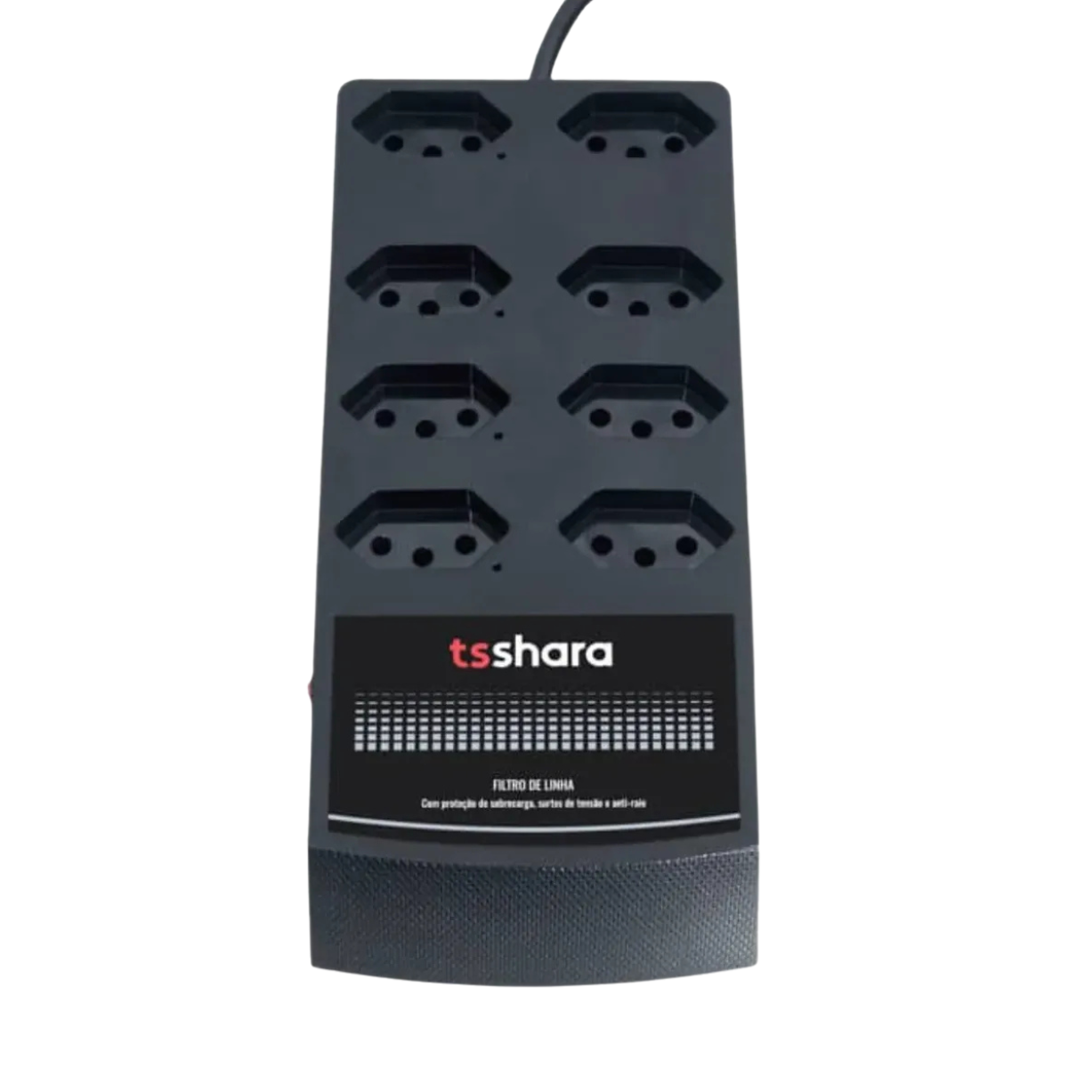 Protetor De Surto E Filtro De Linha Com Usb Ts Shara 8t Bivolt Anti-raio