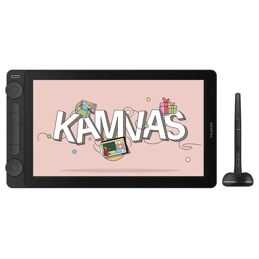 Mesa Digitalizadora Gs1333-k Huion Kamvas Gen 3 Com Suporte 13" Full Hd (cor Preto)
