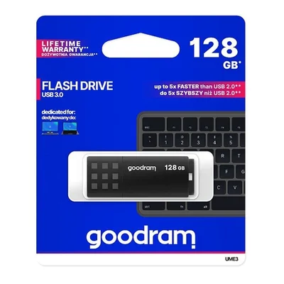 Pen Drive Ume3 Preto Usb 3.0 128GB Goodram