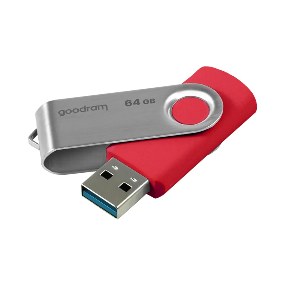Imagem 2 de 3 do produto Pen Drive Uts3 Vermelho Usb 3.0 64gb Goodram