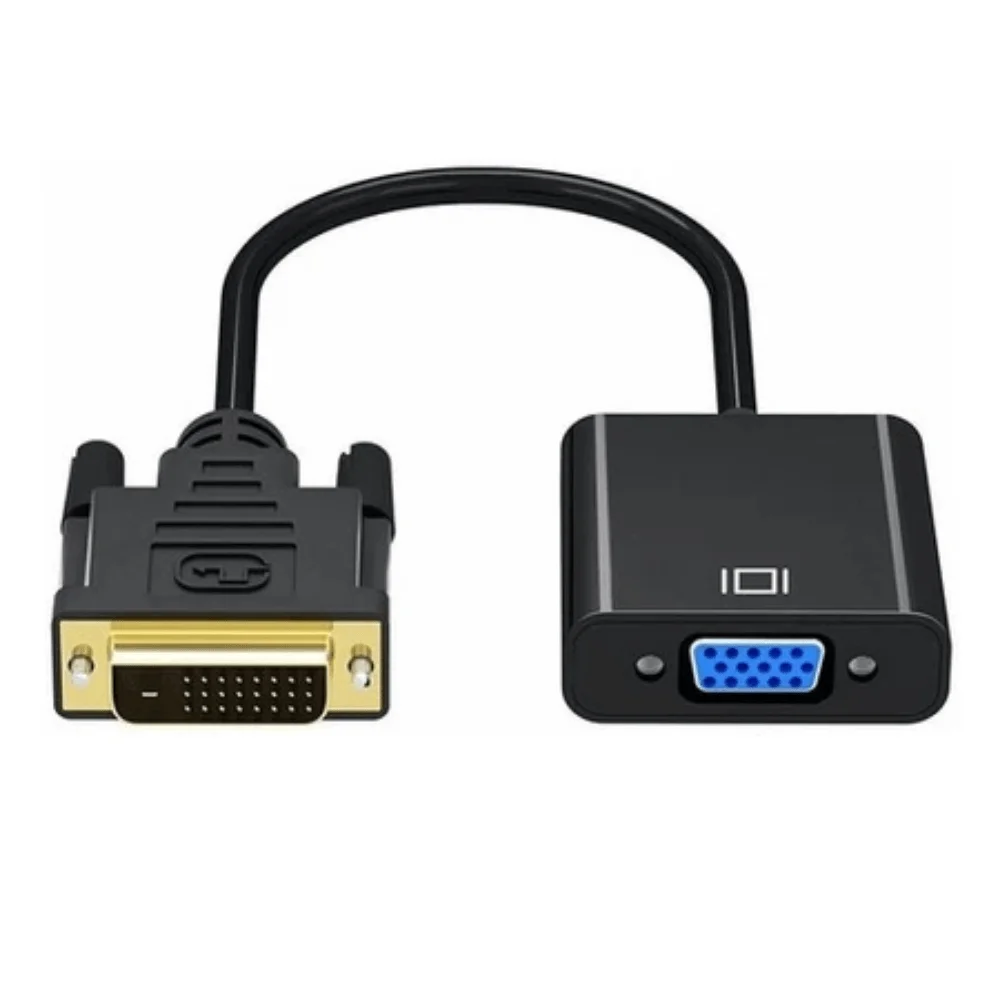 Imagem 2 de 5 do produto Adaptador Conversor Dvi 24+1 Macho Para Vga Femêa Co-011
