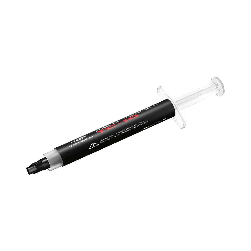 Imagem 3 de 5 do produto Pasta Térmica C3tech Tc-10 4g  Alta Performance 12,8 W/mk