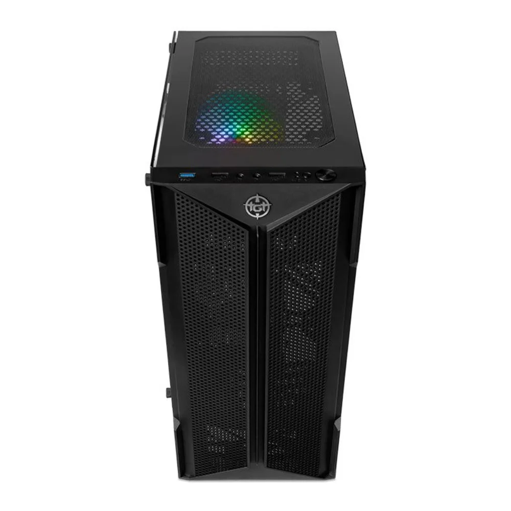 Imagem 3 de 5 do produto Gabinete Gamer Tgt Skylancer V2 1 Fan S/fonte Midtower Lateral De Vidro Preto - Tgt-sklv2-bk-1f